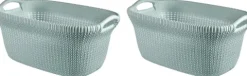 Curver Knit Wäschekorb 40l - 2 Stück