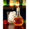 Dash-Bottle, Bitterflasche - Craquelé Glas mit verchromten Ausgiesser