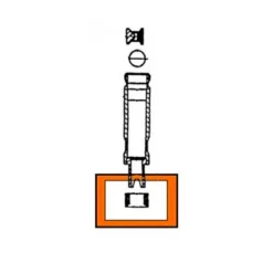 Dichtung am Stößel für Keg - Verschluss (Korb-Fitting) (Micro Matic und Hiwi)