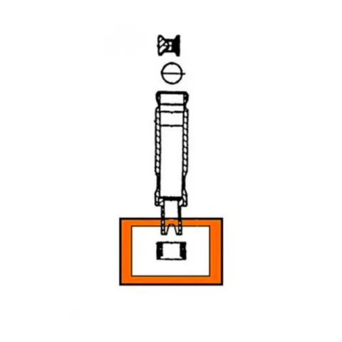 Dichtung am Stößel für Keg - Verschluss (Korb-Fitting) (Micro Matic und Hiwi)