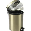 Differnz Treteimer mit Absenkautomatik 5L matt gold
