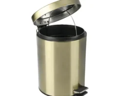 Differnz Treteimer mit Absenkautomatik 5L matt gold