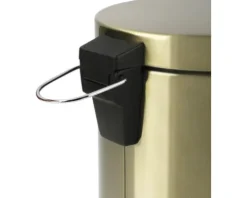 Differnz Treteimer mit Absenkautomatik 5L matt gold