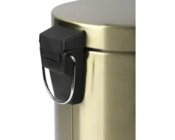Differnz Treteimer mit Absenkautomatik 5L matt gold