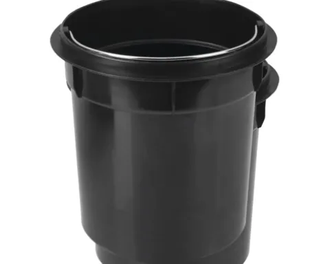 Differnz Treteimer mit Absenkautomatik 5L chrom