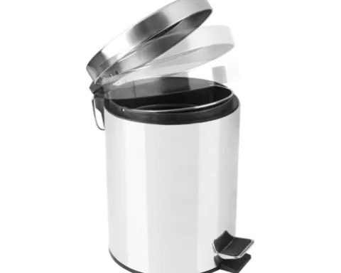 Differnz Treteimer mit Absenkautomatik 5L chrom