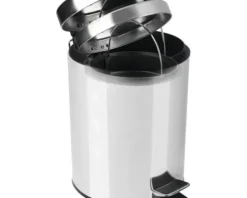 Differnz Treteimer mit Absenkautomatik 5L chrom