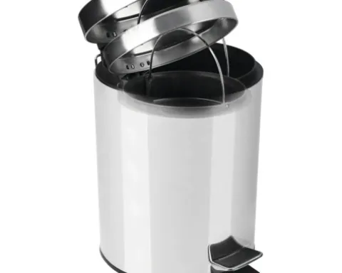 Differnz Treteimer mit Absenkautomatik 5L chrom