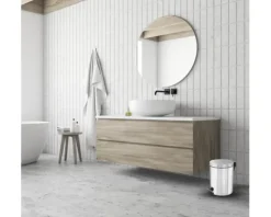 Differnz Treteimer mit Absenkautomatik 5L chrom
