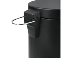 Differnz Treteimer mit Absenkautomatik 5L matt schwarz