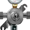 Druckminderer, Zwischendruckregler für CO2, N2 und Mischgas (Bier) 3bar