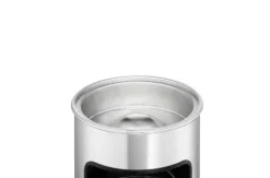 Durable 333223 Papierkorb Metall mit Ascher Safe, selbstlöschender Standaschenbecher mit 17l Mülleimer und 2l Ascher, silber