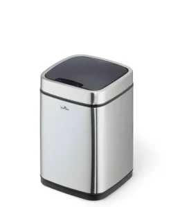 Durable 342023 Sensor Abfalleimer NO TOUCH, mit Inneneimer, 6 Liter, silber