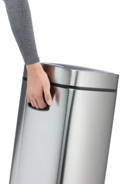 Durable 342223 Sensor Abfalleimer NO TOUCH, mit Inneneimer, 21 Liter, silber