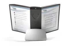 Durable 585501 Tisch-Sichttafelsystem Sherpa Style Table 10, mit 10 Sichttafeln A4, schwarz