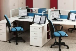 Durable 585501 Tisch-Sichttafelsystem Sherpa Style Table 10, mit 10 Sichttafeln A4, schwarz