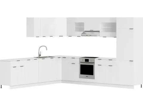 Eckschrank Küchenschrank Unterschrank Küche Fasola