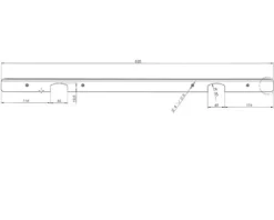Eckverbindungsprofil Aluminium 635 x 28 mm