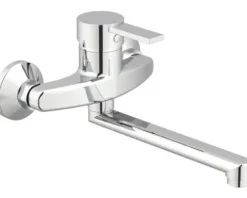 Einhebel Wand Küchenarmatur SEVERN chrom glänzend