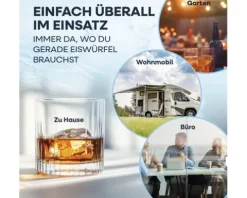 Eiswürfelmaschine Gourmet BxHxT 25,5 x 26,2 x 28,8 cm