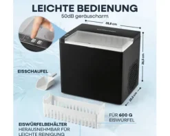 Eiswürfelmaschine Gourmet BxHxT 25,5 x 26,2 x 28,8 cm