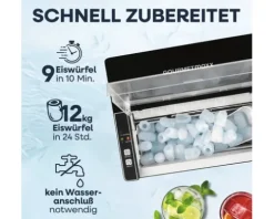 Eiswürfelmaschine Gourmet BxHxT 25,5 x 26,2 x 28,8 cm