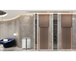 EKO Treteimer Ecomaid 45 l silber