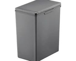 EKO Mülleimer mit Klappdeckel Morandi Touch Bin 20 l grau
