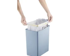 EKO Mülleimer mit Klappdeckel Morandi Touch Bin 20 l blau