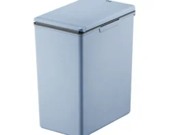EKO Mülleimer mit Klappdeckel Morandi Touch Bin 20 l blau