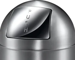 EKO Mülleimer mit Pushdeckel Pushcan 40 l edelstahl