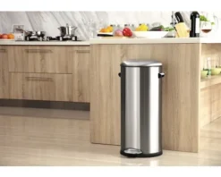 EKO Treteimer Belle Deluxe 30 l edelstahl matt