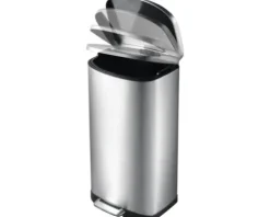 EKO Treteimer Della 50 l edelstahl matt