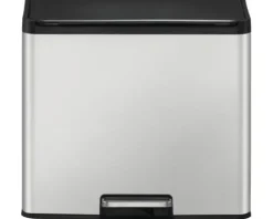 EKO Treteimer EcoCasa III Anzahl Fächer 2 2x15 Liter silber