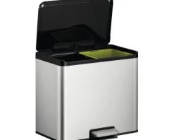 EKO Treteimer EcoCasa III Anzahl Fächer 2 2x15 Liter silber