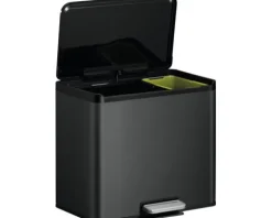 EKO Treteimer EcoCasa III Anzahl Fächer 2 20 Liter 9 Liter schwarz
