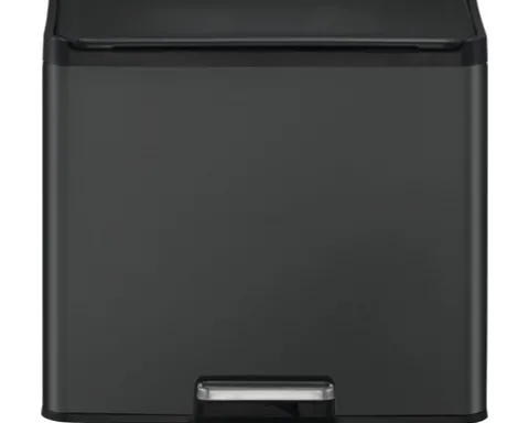 EKO Treteimer EcoCasa III Anzahl Fächer 2 2x 15 Liter schwarz