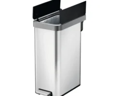 EKO Treteimer Ecofly 45 l silber