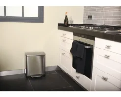EKO Treteimer E-Cube Anzahl Fächer 2 10 Liter 9 Liter edelstahl matt