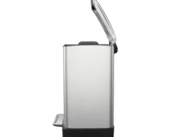 EKO Treteimer E-Cube Anzahl Fächer 2 10 Liter 9 Liter edelstahl matt
