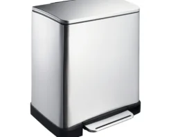 EKO Treteimer E-Cube 20 l edelstahl matt