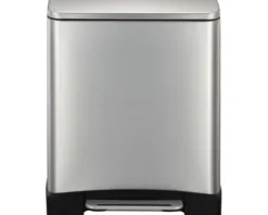EKO Treteimer E-Cube 20 l edelstahl matt