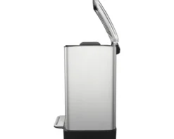 EKO Treteimer E-Cube 20 l edelstahl matt