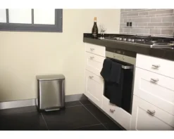 EKO Treteimer E-Cube 20 l edelstahl matt