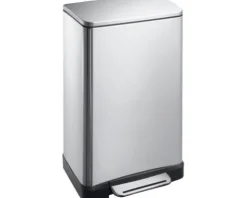 EKO Treteimer E-Cube 30 l edelstahl matt
