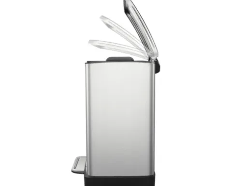 EKO Treteimer E-Cube 12 l edelstahl matt