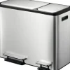 EKO Treteimer EKO Casa Anzahl Fächer 3 2x 15 Liter 1x 15 Liter silber