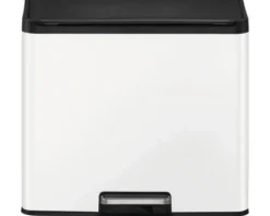 EKO Treteimer EKO Casa III Anzahl Fächer 2 2x 15 Liter weiß schwarz