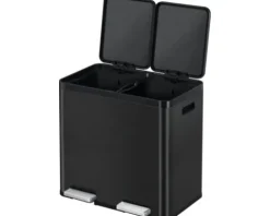EKO Treteimer Essential Anzahl Fächer 2 44 l schwarz