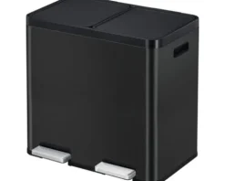 EKO Treteimer Essential Anzahl Fächer 2 44 l schwarz
